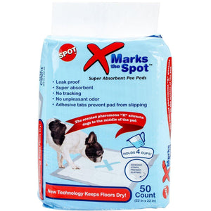 Ethical X Marks The Spot Puppy Training Pads 22X22 30Ct - Pet Totality