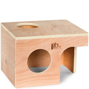 Prevue Pet Products Wood Guinea Pig Hut Large 10X8X7 - Pet Totality