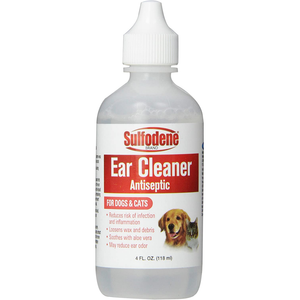 Sulfodene Brand Ear Cleaner Antiseptic For Dogs & Cats 4Oz - Pet Totality