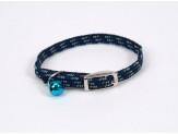 Coastal Li'L Pals Elasticized Safety Kitten Collar Refl Threads Black 5/16X8In - Pet Totality
