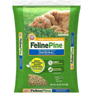 Feline Pine Original Cat Litter 40 Lb. Bag - Pet Totality