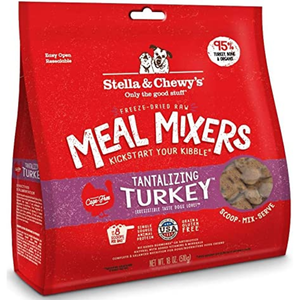 Stella & Chewys Freeze Dried Dog  Food-Mixers Turkey 18Oz - Pet Totality