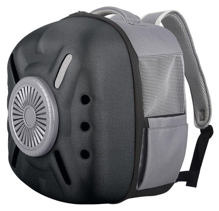 Pet Life  'Armor-Vent' External USB Powered Backpack with Built-in Cooling Fan