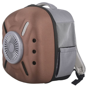 Pet Life  'Armor-Vent' External USB Powered Backpack with Built-in Cooling Fan - Pet Totality