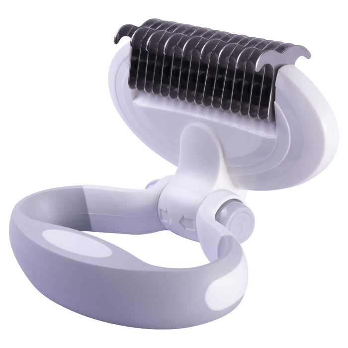 Pet Life  'Gyrater' Swivel Travel Grooming Dematting Pet Comb