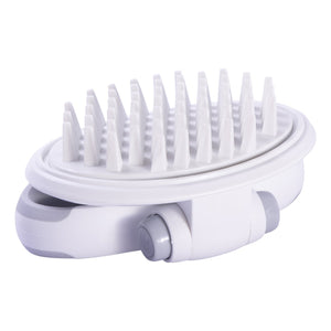 Pet Life  'Gyrater' Swivel Travel Silicone Massage Grooming Pet Brush - Pet Totality