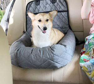 Pet Life  'Pawtrol' Dual Converting Travel Safety Carseat and Pet Bed - Pet Totality