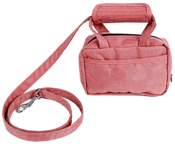 Pet Life  'Posh Walk' Purse Dog Leash, Accessory Holder and Waste Bag Dispenser