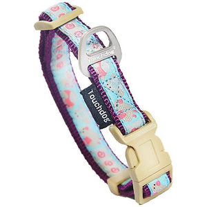 Touchdog 'Avery Patterned' Tough Stitched Embroidered Collar and Leash - Pet Totality