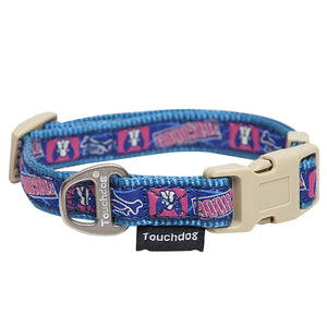 Touchdog 'Bone Patterned' Tough Stitched Embroidered Collar and Leash - Pet Totality