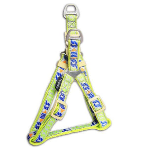 Touchdog 'Chain Printed' Tough Stitched Dog Harness and Leash - Pet Totality