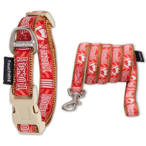 Touchdog 'Funny Bun' Tough Stitched Embroidered Collar and Leash - Pet Totality