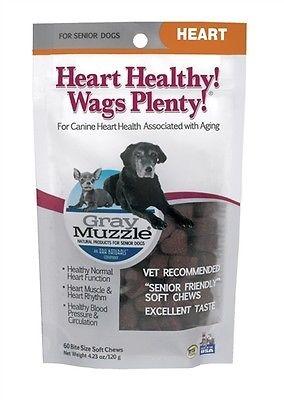 Ark Naturals Gray Muzzle Heart Healthy Wags Plenty New W/Seal