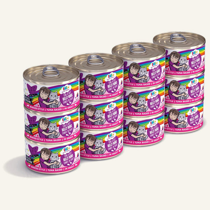 BFF  Cat Omg Belly Rubs Tuna 2.8 oz. (Case of 12)