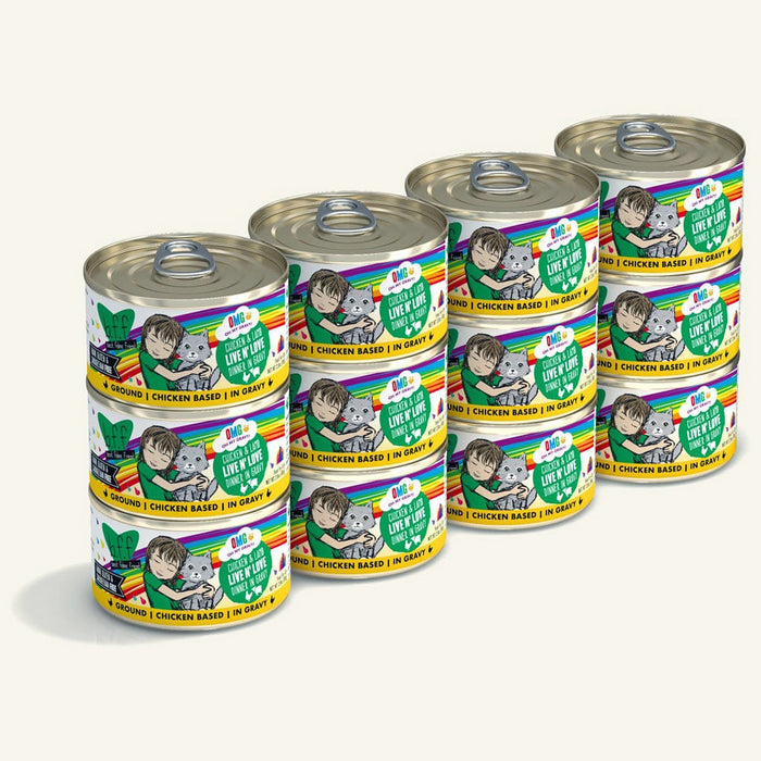 BFF  Cat Omg Liv Love Chicken 2.8 oz. (Case of 12)