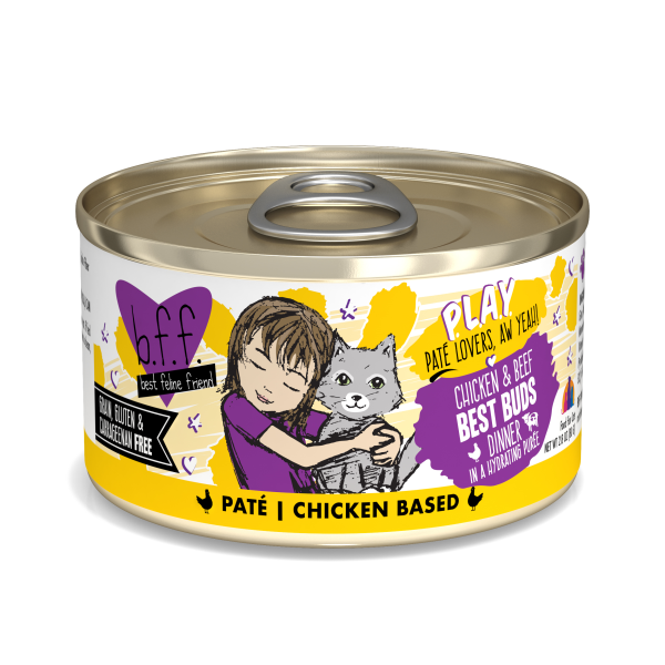 BFF  Cat Play Best Buds Chicken 2.8 oz. (Case of 12)