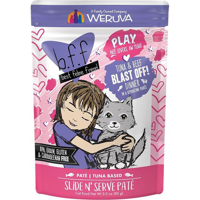 BFF  Cat Play Blstoff Tuna 3 oz. Pouch (Case of 12)