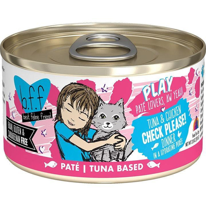 BFF  Cat Play Check Tuna 2.8 oz. (Case of 12)