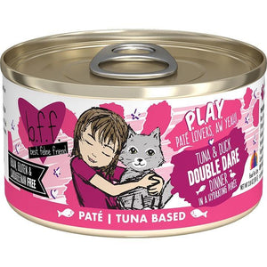 BFF  Cat Play Dbl Dare Tuna 2.8 oz. (Case of 12) - Pet Totality