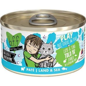 BFF  Cat Play Told Ya Lamb 2.8 oz. (Case of 12) - Pet Totality