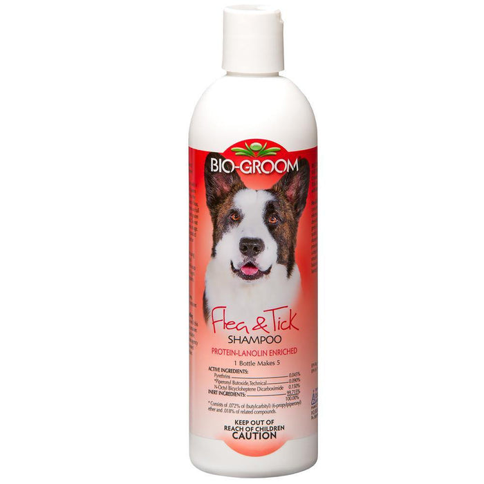 Bio-Groom Flea & Tick Shampoo 12Oz