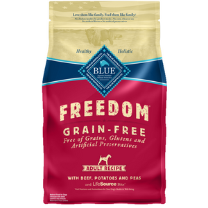 Blue Buffalo Dog Freedom Grain-Free  Beef  4 Lbs. - Pet Totality