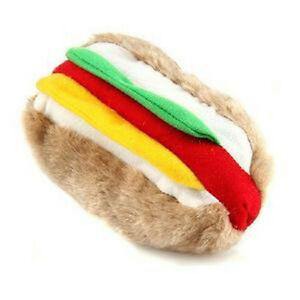 Booda Soft Bite Plush Hot Dog Medium