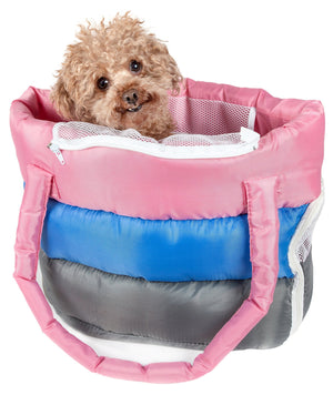Bubble-Poly Tri-Colored insulated Pet Carrier - Pet Totality