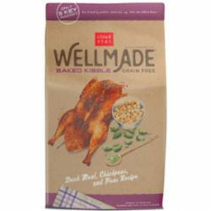 Cloud Star Wellmade Baked Duck Meal, Chickpeas, & Peas Recipe Grain-Free Dry Dog Food 4.5# - Pet Totality