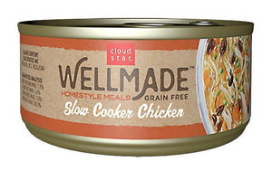 Cloud Star Wellmade Homestyle Meals Slow Cooker Chicken Recipe Grain-Free Canned Dog Food 3.5Oz - Pet Totality