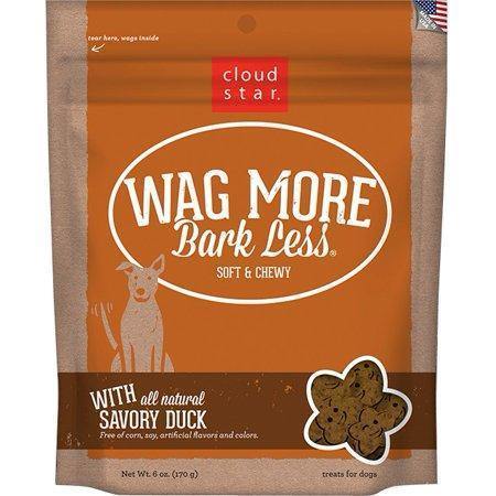 Cloudstar Wagmore Dog Grain Free Soft & Chewy Peanut Butter & Apple 5Oz