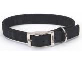 Coastal Double-Ply Nylon Collar Black 1X22In - Pet Totality