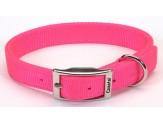 Coastal Double-Ply Nylon Collar Neon Pink 1X18In