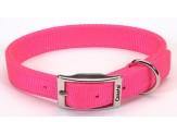 Coastal Double-Ply Nylon Collar Neon Pink 1X22In - Pet Totality