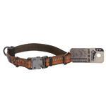 Coastal K9 Explorer 1" Adj Collar    Camp Fire Orange (12-18")