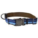 Coastal K9 Explorer 1" Adj Collar     Sapphire Blue (12-18")