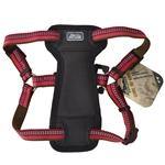 Coastal K9 Explorer 1" Padded Harness  Berry Red  (20-30")