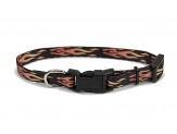 Coastal Li'L Pals Adjustable Patterned Collar Flames 5/16X6-8In