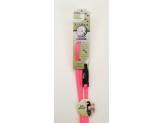 Coastal Li'L Pals Nylon Lead With E-Z Snap Neon Pink 5/16X6Ft