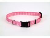 Coastal Pet Attire Styles Adjustable Collar Pink Dot 1X18-26In - Pet Totality