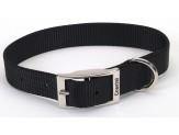 Coastal Single-Ply Nylon Collar Black 1X20In