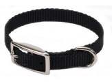 Coastal Single-Ply Nylon Collar Black 3/8X10In