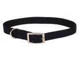 Coastal Single-Ply Nylon Collar Black 5/8X12In
