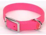 Coastal Single-Ply Nylon Collar Neon Pink 3/4X18In