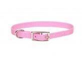 Coastal Single-Ply Nylon Collar Neon Pink 3/8X10In - Pet Totality