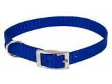 Coastal Single-Ply Nylon Dogcollar Blue 3/8X12In