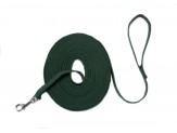 Coastal Train Right! Cotton Web Training Leash Green 5/8X30Ft - Pet Totality