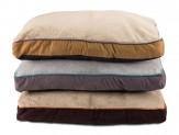 Dallas Manufacturing Faux Suede Gusseted Pet Bed 27X36 - Pet Totality