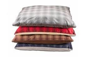 Dallas Manufacturing Reversible Brushed Plaid Pet Bed Shipper 35X44