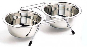 Ethical Diner Time Stainless Double Diner 1Pt - Pet Totality